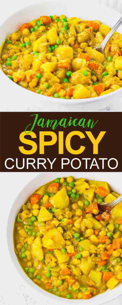 Jamaican Spicy Potato Curry for Vegan - Happilycooking