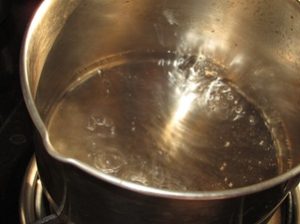 Step-2-Boil the water on stove top