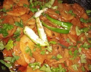 Aloo karahi masaly wali