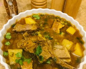 Aloo matar gosht