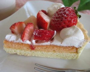 Butter-Free Strawberry Custard Tart