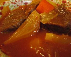 Easy Borscht with Tender Beef