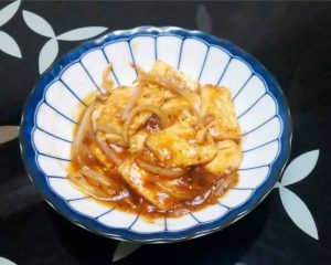 Grilled Tofu with Mushroom Sauce