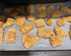 Healthy chicken nuggets