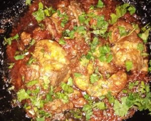 High way style chicken karahi