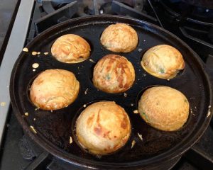 Homemade Shrimp Takoyaki
