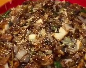 Jjajangmyeon (Noodles and black bean sauce