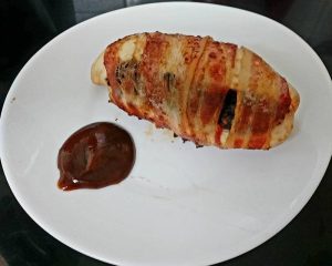 My Bacon Wrapped Stuffed Chicken Breast with Haggis 😍