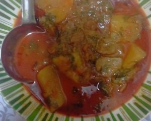 Palak Aloo gosht