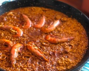 Seafood and Prawn Paella