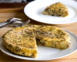 Spanish Omelette with Burgos Blood Sausage