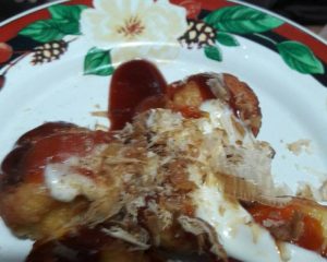 Takoyaki sosis and cheese