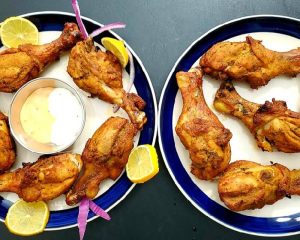 Tandoori chicken in Oven Gas stove