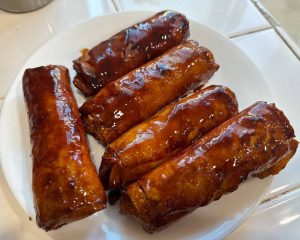 Turon (Banana Lumpia with Caramel)