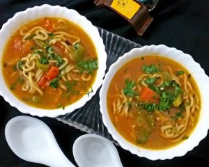 Vegetable Thukpa/Veg Noodle Soup