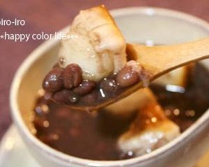 Zenzai (Sweet Red Bean Soup) in the Pressure Cooker!